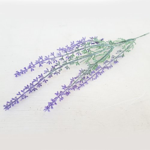 라벤다 보라 한줄기 - 조화 꽃