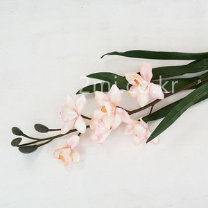 심비디움 화이트핑크 -  85cm 대형 조화 꽃 서양난