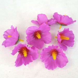 무궁화 꽃머리 핑크보라 10송이가격 조화 ( 국화 만들기 재료 )