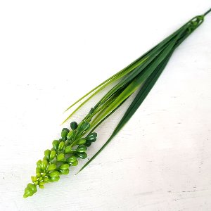맥문동 그린 한줄기 - 조화 녹색 풀잎