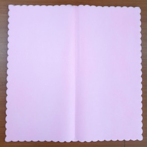 부직포 사각물결  핑크  국산 꽃다발 선물 포장지