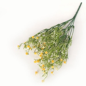 꽃망울안개 노랑 - 조화 꽃