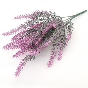 라벤다 핑크보라 38cm 조화 꽃