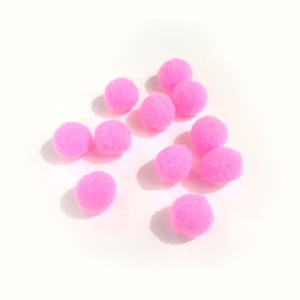 동글솜모루 핑크 ( 2cm 10개 ) 트리 장식 동물 인형볼 만들기