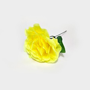 새순장미 07 노랑 한줄기 꽃머리  조화 꽃