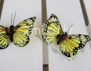 나비-중-노랑-1개가격 모형 장식